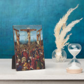 De Kruisiging door Van Eyck Fotoplaat (Zijkant)