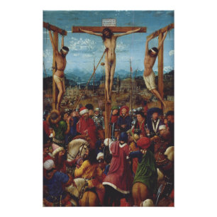 De Kruisiging door Van Eyck Perfect Poster
