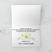 "De kruisiging" een paaskaart Feestdagen Kaart (Binnen)