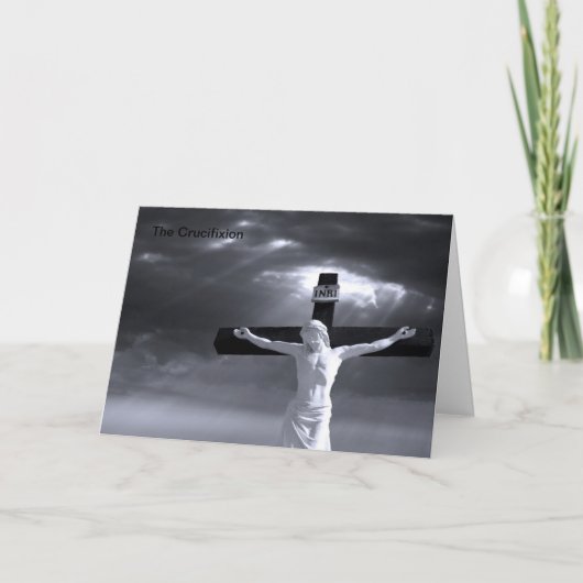 De kruisiging Kaart (Voorkant)