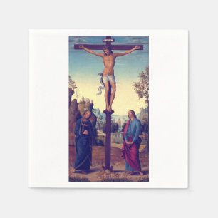 De Kruisiging met de Maagd door Pietro Perugino Servet