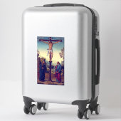 De kruisiging met de Maagd door Pietro Perugino Sticker (Koffer)