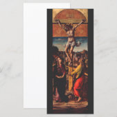 De Kruisiging naar Carlo Crivelli Heilige Kunst (Voorkant / Achterkant)