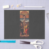 De Kruisiging naar Carlo Crivelli Heilige Kunst Tissuepapier (Craft)