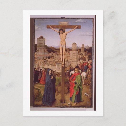 De kruisiging (olie op paneel) briefkaart (Voorkant)
