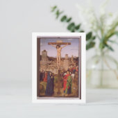 De kruisiging (olie op paneel) briefkaart (Staand voorkant)
