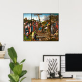 De Kruisiging - Starck Triptiek Duitse Fijne Kunst Poster (Thuiskantoor)