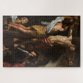 De kruisiging van Andreas door Caravaggio Legpuzzel (Horizontaal)