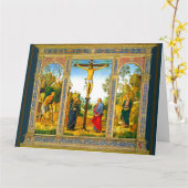 De kruisiging van Christus Kaart (Gele Bloem)