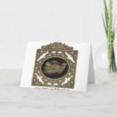 De kruisiging van Jesus-Christus op het Kruis Feestdagen Kaart (Achterkant)