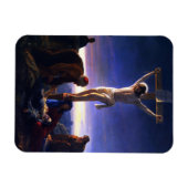 De kruisiging van Jezus. beeldende kunst Magneet (Horizontaal)