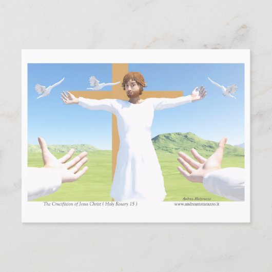 De Kruisiging van Jezus Briefkaart (Voorkant)