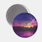 De kruisiging van Jezus Christus Magneet (Voorkant / Achterkant)