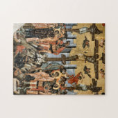 De kruisiging van Jezus Christus Orthodox Christel Legpuzzel (Horizontaal)