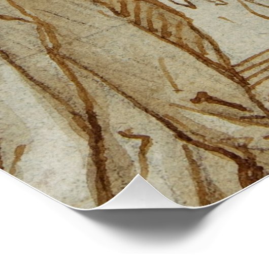 De kruisiging van Jezus Christus Perfect Poster (Hoek)