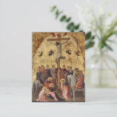 De kruisiging van Jezus door Fra Angelico Briefkaart (Staand voorkant)