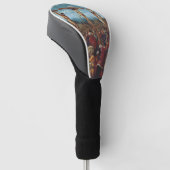 De kruisiging van Van Eyck Golfheadcover (Schuin)