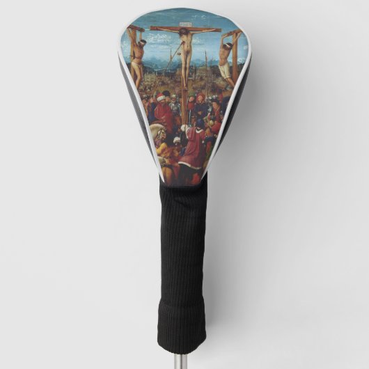 De kruisiging van Van Eyck Golfheadcover (Voorkant)