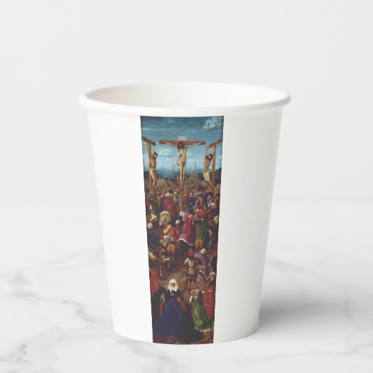 De kruisiging van Van Eyck Papieren Bekers (Voorkant)