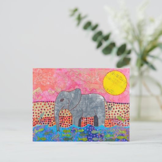 De kruising briefkaart (Staand voorkant)