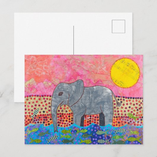 De kruising briefkaart (Voorkant / Achterkant)