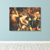 De kruising met Thorns Canvas Afdruk (Insitu (Houten vloer))