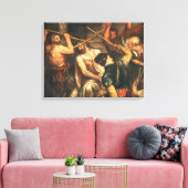 De kruising met Thorns Canvas Afdruk (Insitu (Woonkamer))