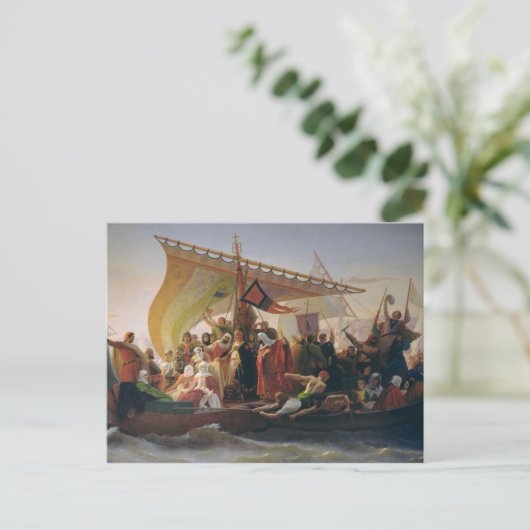 De kruising van de Bosphorus Briefkaart (Staand voorkant)