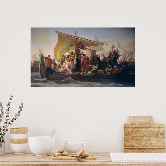 De kruising van de Bosphorus Poster (Keuken)