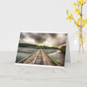 De kruising van de brug - Meer Tekapo Nieuw Kaart (Gele Bloem)