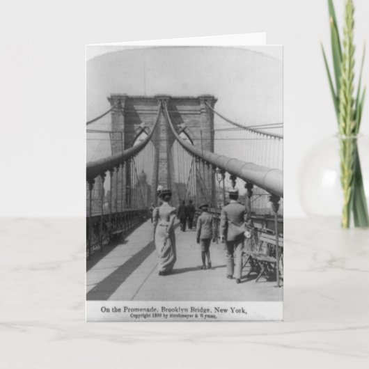 De Kruising van de Brug van Brooklyn Kaart (Voorkant)