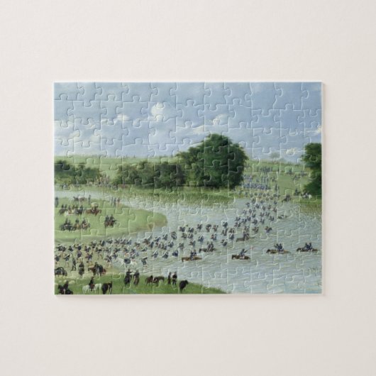 De kruising van de San Joaquin, Paraguay, 1865 Legpuzzel (Horizontaal)