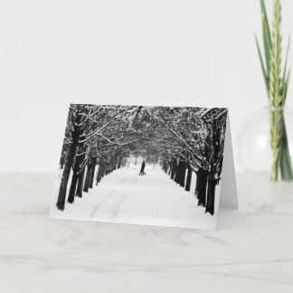 De kruising van de weg feestdagen kaart