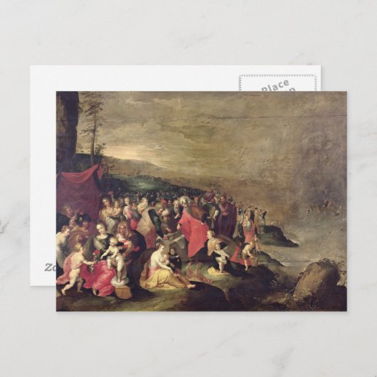 De kruising van het Rode Zee Briefkaart (Voorkant / Achterkant)