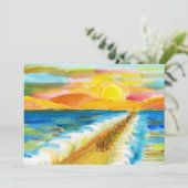 De kruising van het Rode Zee Feestdagenkaart (Staand voorkant)