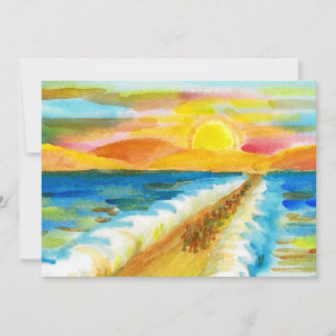 De kruising van het Rode Zee Feestdagenkaart