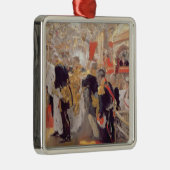 De kruising van keizer Nicholas II Metalen Ornament (Rechts)