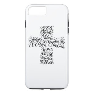 De kruiskalligrafie 	iPhone 8/7 plus hoesje