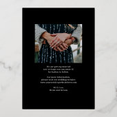 De kruiste FOLIE van de Weg Bieden sparen de Kaart (Achterkant)