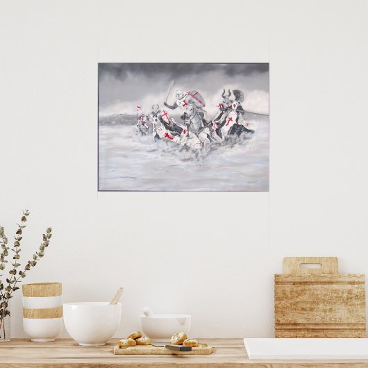 De kruisvaarders poster (Keuken)