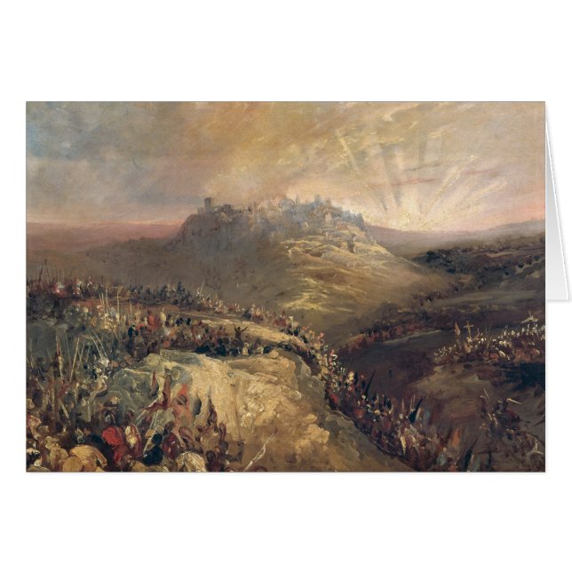 De kruisvaarders voor Jeruzalem (Voorkant Horizontaal)