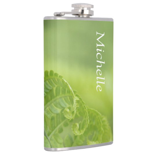 De krullende Bladeren van de Varen, Groen, Vage Heupfles (Rechts)