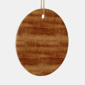 De krullende Houten Korrel van de Acacia Koa ziet Keramisch Ornament (Rechts)