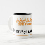 De Krus of Awesomeness Tweekleurige Koffiemok (Voorkant links)