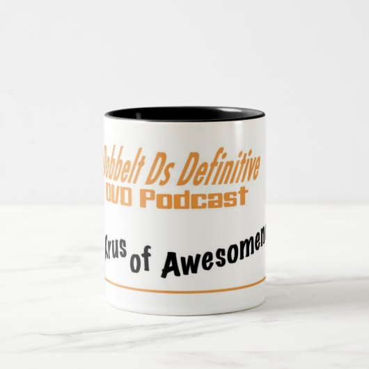 De Krus of Awesomeness Tweekleurige Koffiemok (Center)