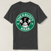 DE KRUSTY KRAB COFFEE PARODY T-SHIRT (Design voorkant)