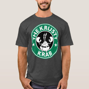 DE KRUSTY KRAB COFFEE PARODY T-SHIRT