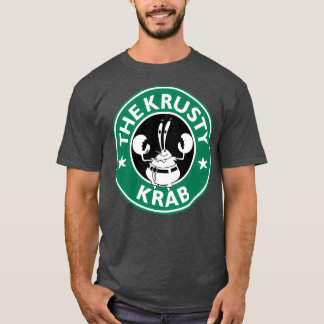 DE KRUSTY KRAB COFFEE PARODY T-SHIRT