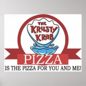 De Krusty Krab Pizza Poster (Voorkant)