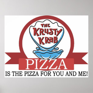De Krusty Krab Pizza Poster